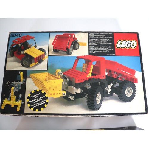 208 - Vintage Lego Technic Sets - 856 & 8848 Boxed