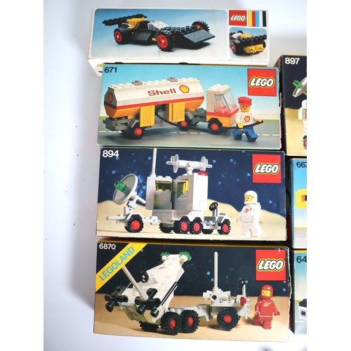 210 - Vintage Boxed Lego City & Space sets including 695, 897, 671, 6678, 894, 644, 6870 & 6609