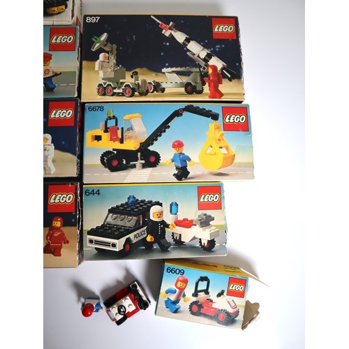 210 - Vintage Boxed Lego City & Space sets including 695, 897, 671, 6678, 894, 644, 6870 & 6609