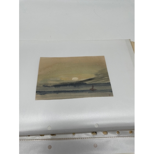 223 - A collection of Trevor Castle watercolours