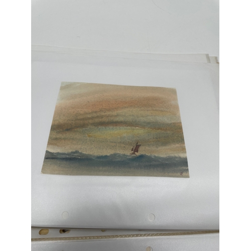 223 - A collection of Trevor Castle watercolours