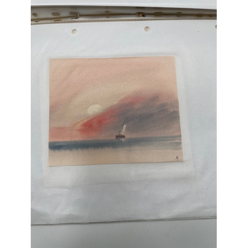 223 - A collection of Trevor Castle watercolours