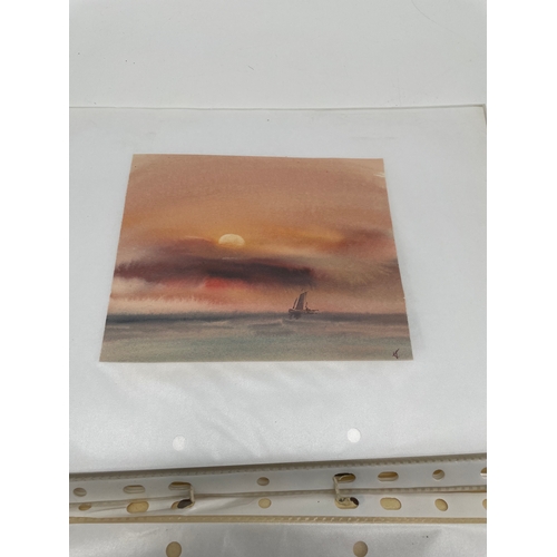 223 - A collection of Trevor Castle watercolours