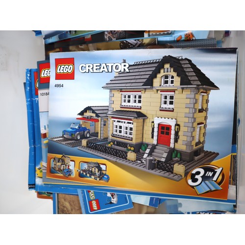 196 - LEGO - Large collection of Lego City Instruction Manuals / Booklets for various sets + others over 1... 
