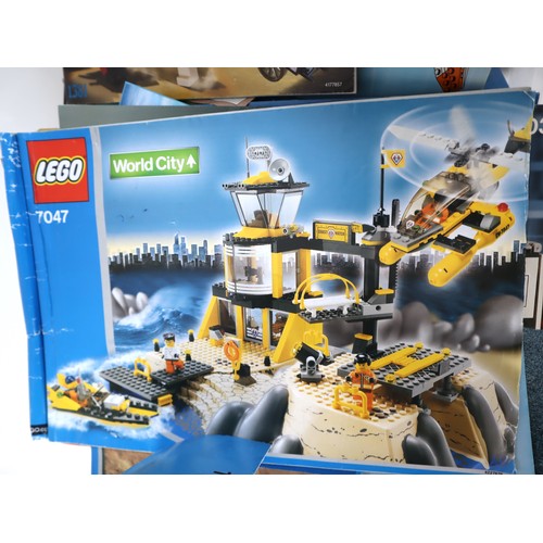 196 - LEGO - Large collection of Lego City Instruction Manuals / Booklets for various sets + others over 1... 