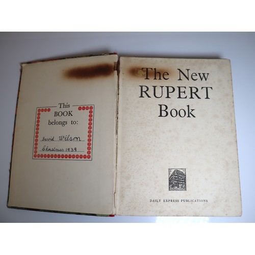 3 - 1938 The New Rupert Book Rupert Bear Annual Alfred Bestall First Edition