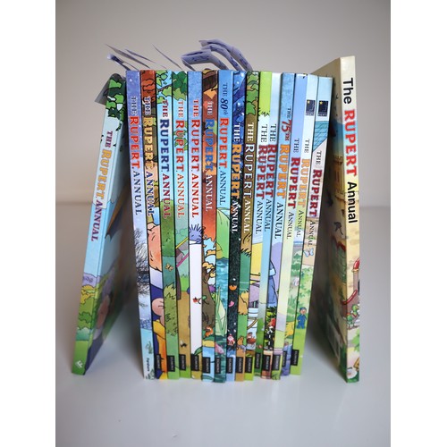 12 - Complete Set of Rupert Annuals 2000-2022