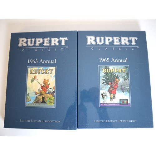 16 - Sealed New Limited Edition Rupert Bear Annuals 1963, 1965, 1966 & 1970 - Facsimiles