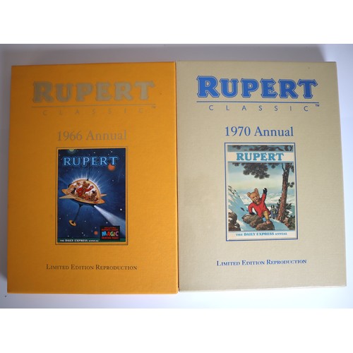 16 - Sealed New Limited Edition Rupert Bear Annuals 1963, 1965, 1966 & 1970 - Facsimiles