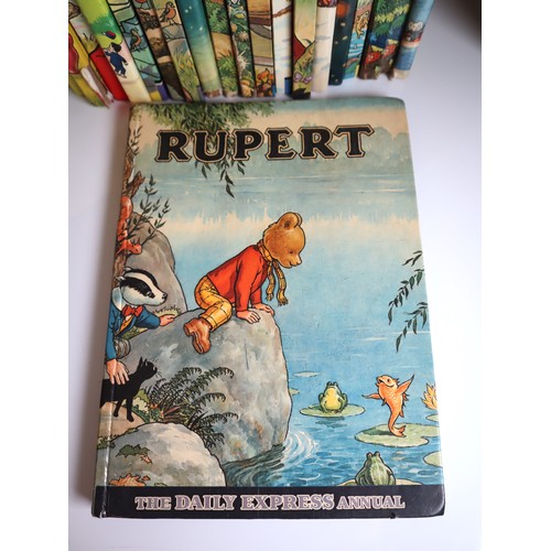 17 - Collection of Rupert Bear Annuals 1960-1990's