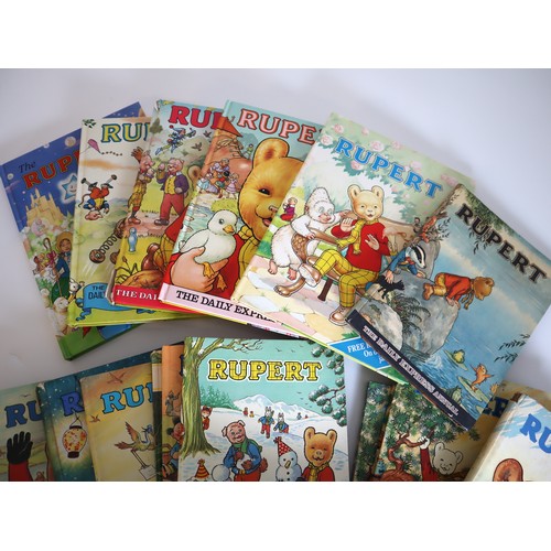 18 - Collection of Rupert Bear Annuals 1960-1990's