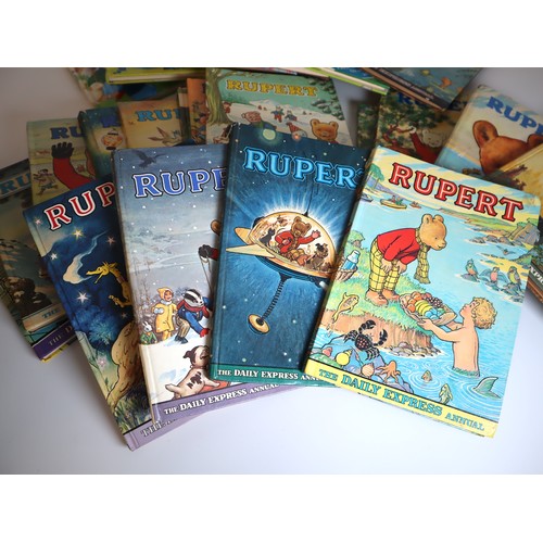 18 - Collection of Rupert Bear Annuals 1960-1990's