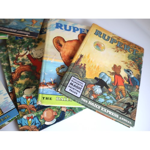 18 - Collection of Rupert Bear Annuals 1960-1990's