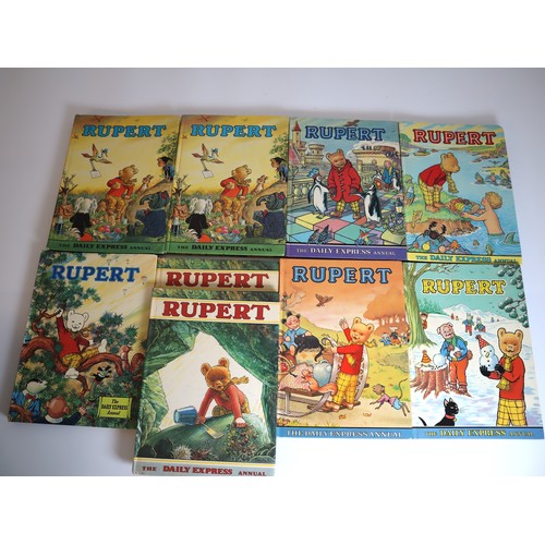 18 - Collection of Rupert Bear Annuals 1960-1990's