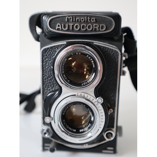 27 - Minolta Autocord TLR Camera Serial 271298 - Rokor 1:3.5 75mm Lens - 1960's