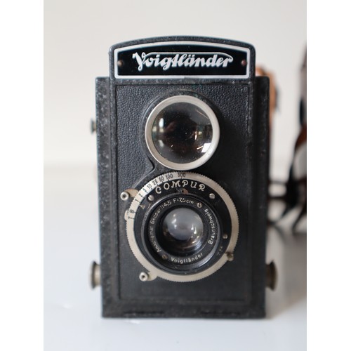 40 - Voigtlander Brillant, Flexco Richard, Aiglon Reflex TLR Cameras