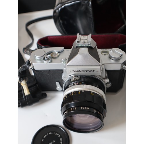 59 - Vintage 35mm Cameras - Walz 35-s w/ S Kominar 1:1.9 4.8cm lens, Canter Beauty, Nikon Nikkormat FT w/... 