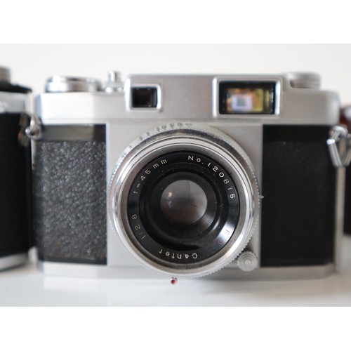 59 - Vintage 35mm Cameras - Walz 35-s w/ S Kominar 1:1.9 4.8cm lens, Canter Beauty, Nikon Nikkormat FT w/... 