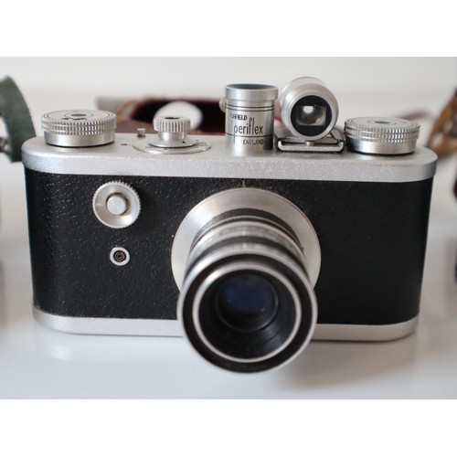 61 - Vintage 35mm Cameras - Agfa Super Silette-L, Walz Electric 18 w/ Komminar 1:1.8 4.5cm lens, Corfield... 