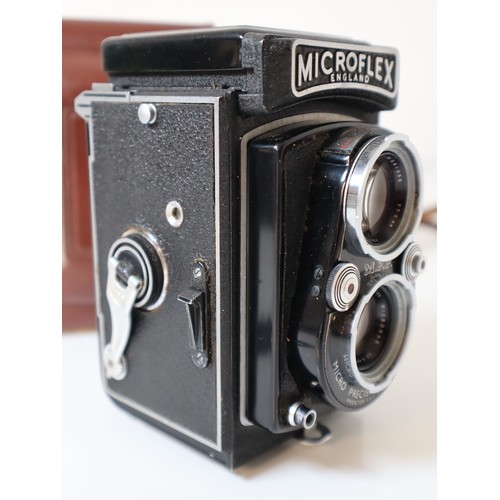 78 - MPP Microflex TLR Vintage Camera w/ Case & MPP Micronar Lens