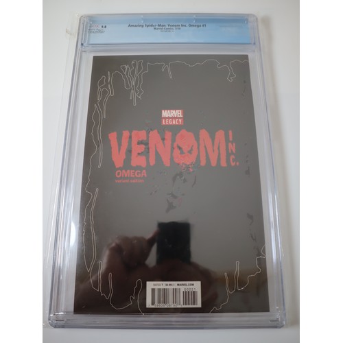 100 - Amazing Spider-Man:Venom inc Omega 1 variant Edition - Gabriele Dell'Otto cover CGC Grade 9.8