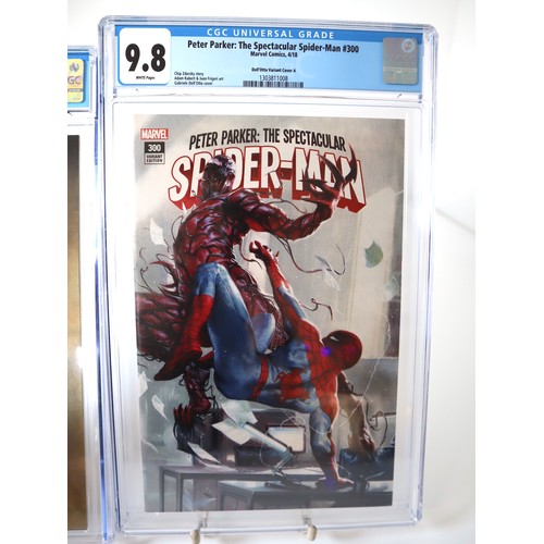 105 - The Clone Conspiracy 3 Marvel CGC 9.6 + Peter Parker The Spectacular Spider Man 300 Dell'Otto Varian... 