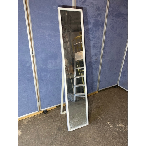 Free standing modern full length mirror