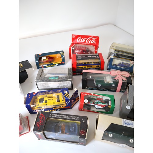 157 - A group of 1990's boxed model die cast cars / vehicles including Corgi, Vitesse, Days Gone + others