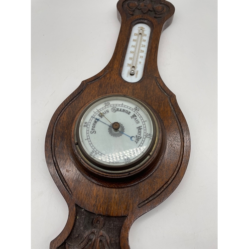 254 - Vintage wall hanging Barometer
