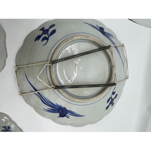 271 - A group of ceramic plates including antique Japanese Imari plates