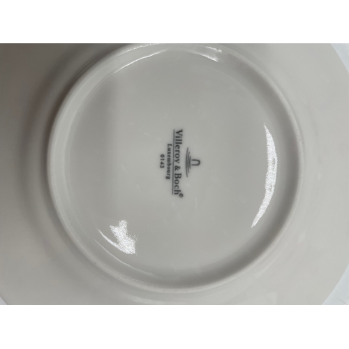 272 - Villeroy & Boch Adeline Cups and saucers with milk jug