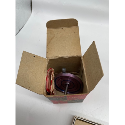 277 - A quantity of miscellaneous collectable items including a vintage Mercedes clock, wooden cigar box, ... 