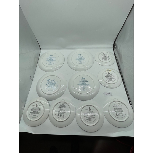 281 - Ten collectable Coalport and Limited edition Royal Doulton Plane plates
