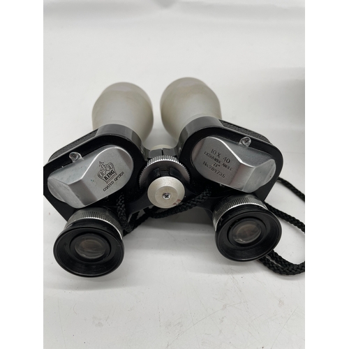 283 - King coated optics 10 x 40 Extra wide angle binoculars