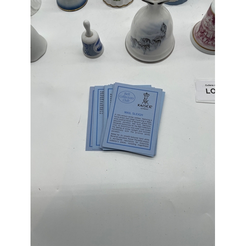 288 - A quantity of Collectable Ceramic bells
