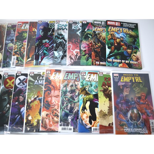 119 - Marvel Empyre Comics - Collection of X-Men, Captain America, captain Marvel, Avengers & Fantastic Fo... 