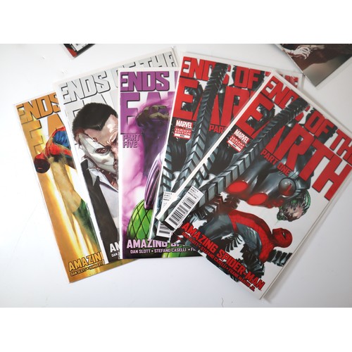 131 - Marvel Comics - Group of comics including The Initiative, Ends of the Earth & Marvel Cinematic Guide... 
