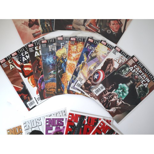 131 - Marvel Comics - Group of comics including The Initiative, Ends of the Earth & Marvel Cinematic Guide... 