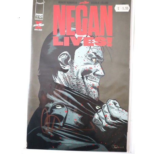 136 - Marvel Comics - Group of various runs including Thor, Infinity, X-Men + Signed Negan Lives by Charli... 