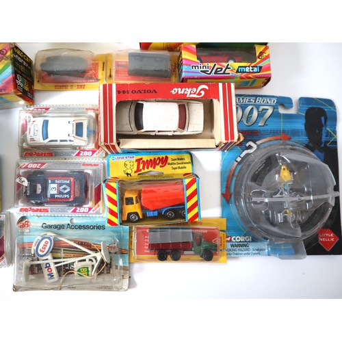 151 - Group of boxed 1970-80's Metal & Platci model cars - Norev, Corgi, Impy, Majorette, Praline, etc