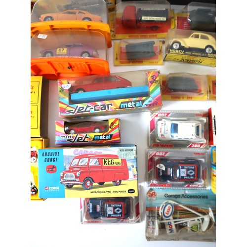 151 - Group of boxed 1970-80's Metal & Platci model cars - Norev, Corgi, Impy, Majorette, Praline, etc