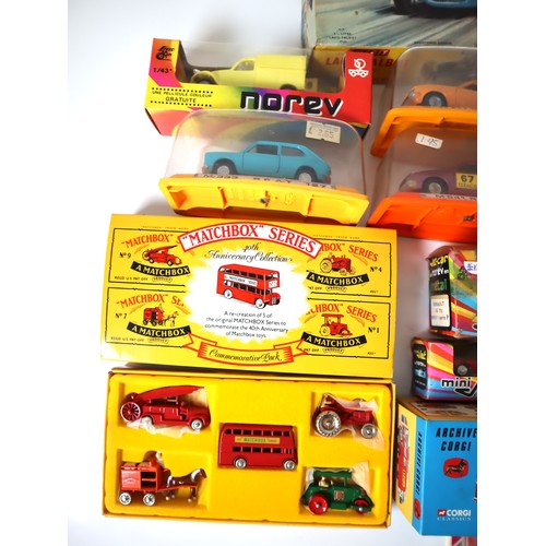 151 - Group of boxed 1970-80's Metal & Platci model cars - Norev, Corgi, Impy, Majorette, Praline, etc