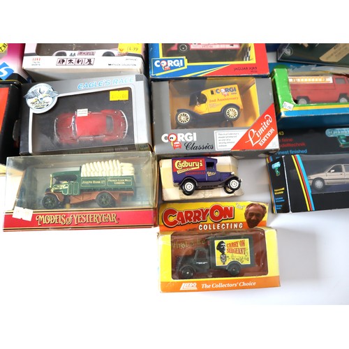 154 - Group of boxed Corgi, Gama, Solido, Quartzo + Japanese models cars / racing / transport vehicles fro... 