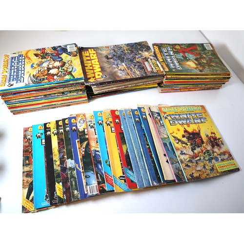 164 - Large collection of 1980-1990's Games Workshop White Dwarf Magazines circa 80 +