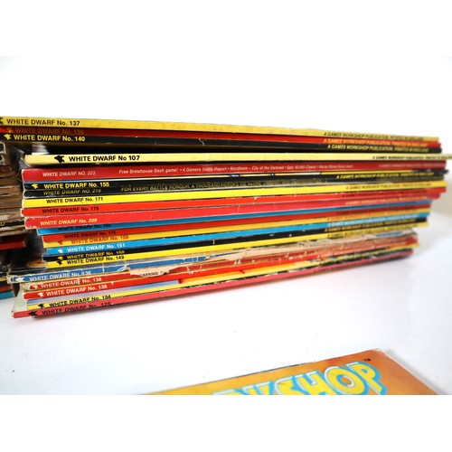 164 - Large collection of 1980-1990's Games Workshop White Dwarf Magazines circa 80 +