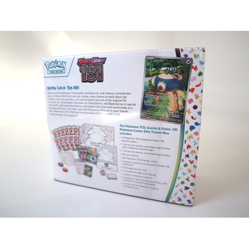 170 - Pokemon TCG : Sealed Pokemon Center Scarlet & Violet 151 Elite Trainer Box