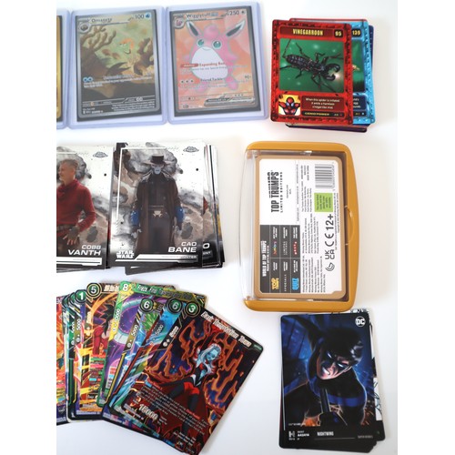 172 - A collection of Pokemon , Dragon Ball Z, Topps Chrome Star Wars + other trading cards includes 151 a... 