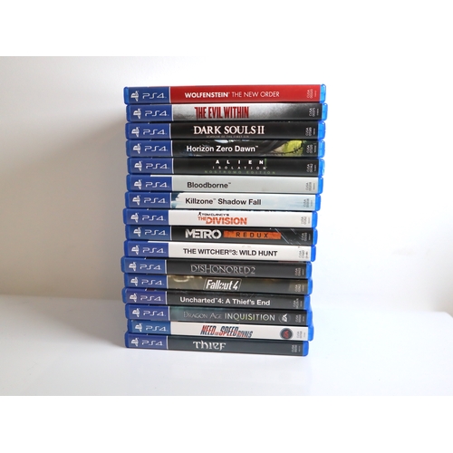 12 - 16 x Playstation 4 Games including Fallout 4, Thief, Need for Speed, The Witcher 3 + others