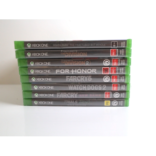 13 - 8 x Sealed X Box One Promotional Copy Games including Far Cry, For Honor, Tom Clancy's The Division ... 