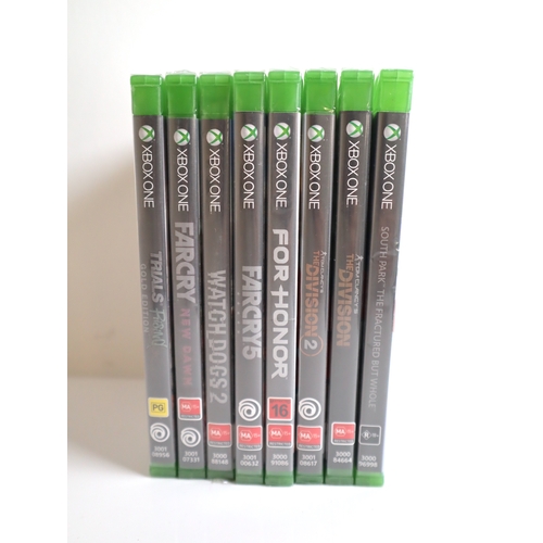 8 x Sealed X Box One Promotional Copy Games including Far Cry, For Honor, Tom Clancy's The Division 1 & 2 + others